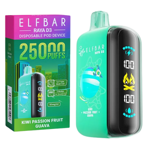 ELFBAR RAYA D3 25000 PASSION FRUIT KIWI GUAVA