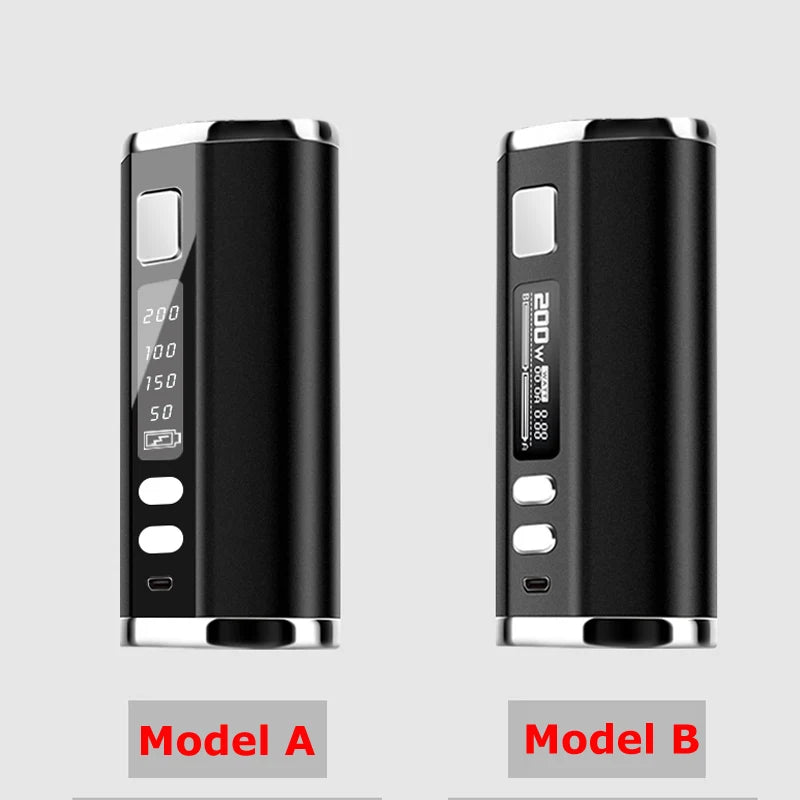 Huge Vapor 200W Vape OLED Screen MOD 4400Mah Build-In Battery Suit for 510 Thread Tank RDA Vape Pen Box Mod E-Cig Vape Box MOD