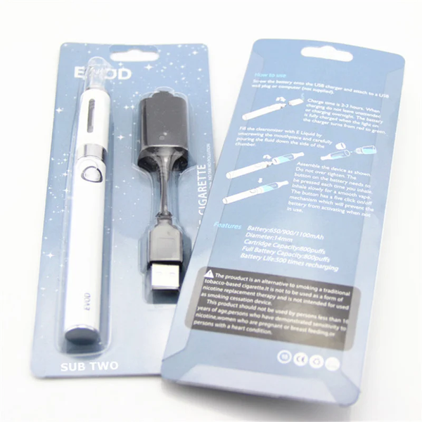 EVOD Electronic Cigarettes MT3 Vaporizer Pen Blister Kits 650Mah 900Mah 1100Mah 510 Thread Vape Battery 2.4Ml MT3 Atomizer Vaper