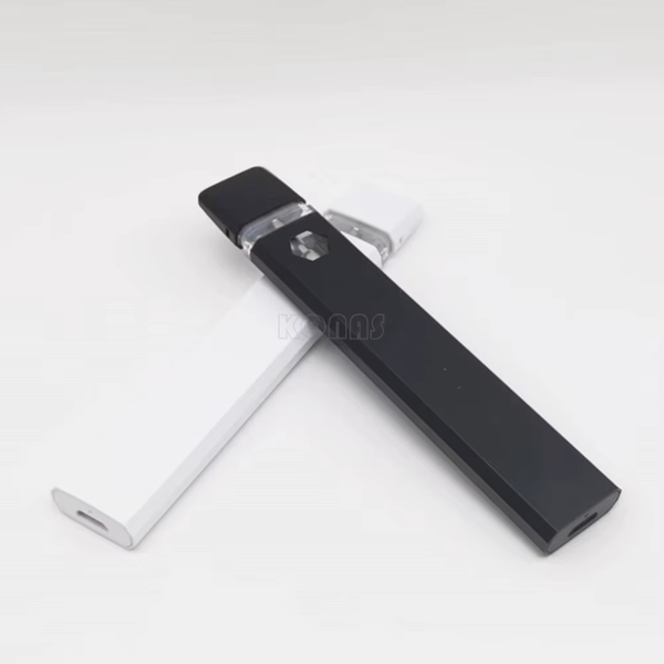 1.0Ml Flat Empty Cartridges Thick Oil Vape Pen Kit 280Mah USB Rechargeable Battery Ceramic Coil Vapor Pod E Cigarettes Device