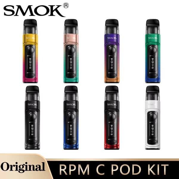 Original  RPM C Pod Kit Vape 50W 1650Mah Battery 4Ml Pod C /2 Cartridge RPM 2 Coil Vaporizer Electronic Cigarette