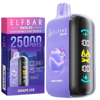 ELFBAR RAYA D3 25000 GRAPE ICE