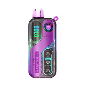 SOLO BAR Challenger Grape Ice Vape, 30K Puffs