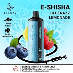ELFBAR E-SHISHA 16K PUFFS BLUE RAZZ LEMONADE