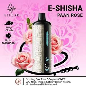 ELFBAR E-SHISHA 16K PUFFS PAAN ROSE