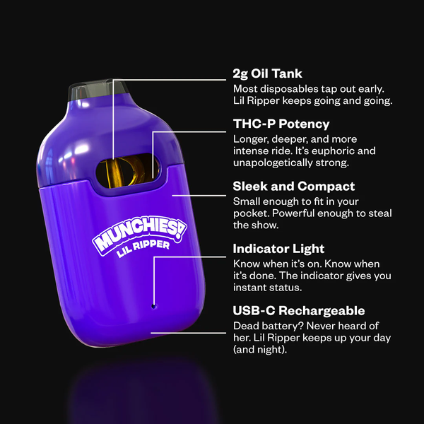 2G Lil Ripper THCP Smacked Vape