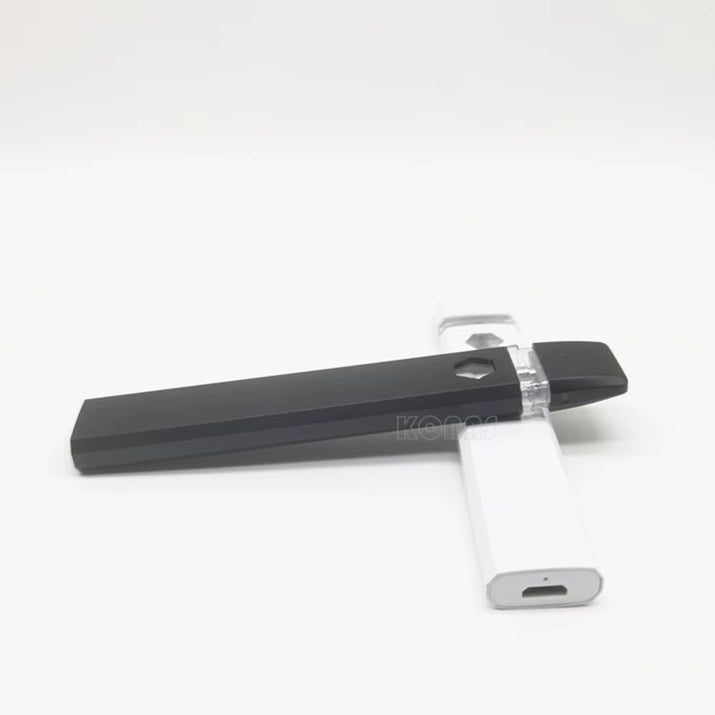 1.0Ml Flat Empty Cartridges Thick Oil Vape Pen Kit 280Mah USB Rechargeable Battery Ceramic Coil Vapor Pod E Cigarettes Device