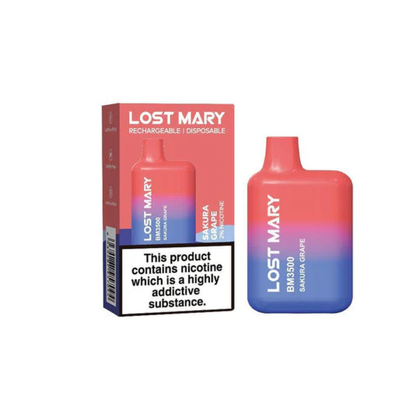 Lost Mary 3500 Puffs Disposable Vapes Pen Bar