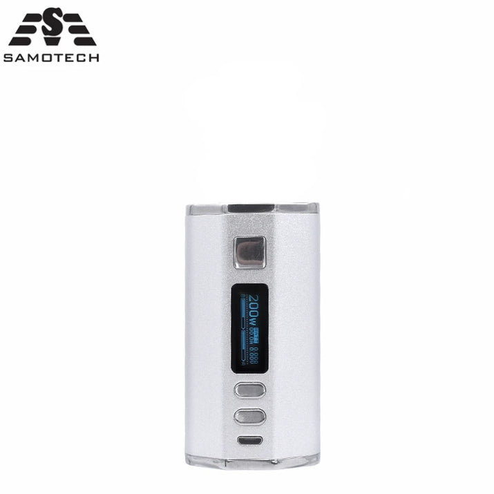 Huge Vapor 200W Vape OLED Screen MOD 4400Mah Build-In Battery Suit for 510 Thread Tank RDA Vape Pen Box Mod E-Cig Vape Box MOD