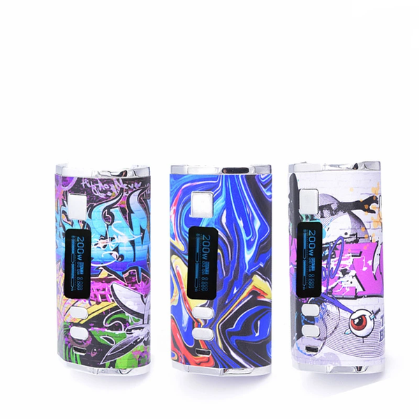 Huge Vapor 200W Vape OLED Screen MOD 4400Mah Build-In Battery Suit for 510 Thread Tank RDA Vape Pen Box Mod E-Cig Vape Box MOD