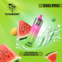 Watermelon Bubblegum Ice- Tugboat Evo Pro 15000 Puffs