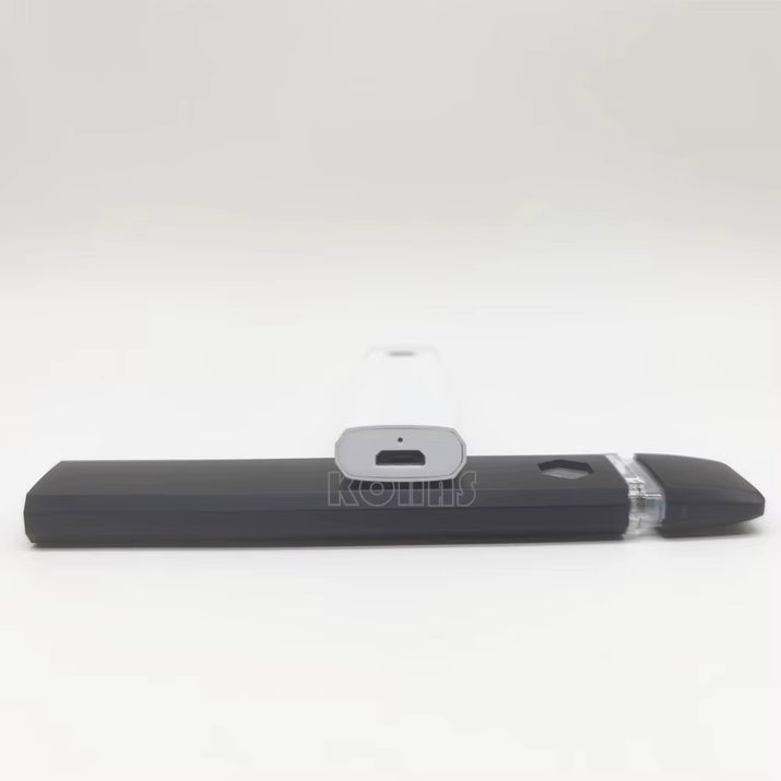 1.0Ml Flat Empty Cartridges Thick Oil Vape Pen Kit 280Mah USB Rechargeable Battery Ceramic Coil Vapor Pod E Cigarettes Device